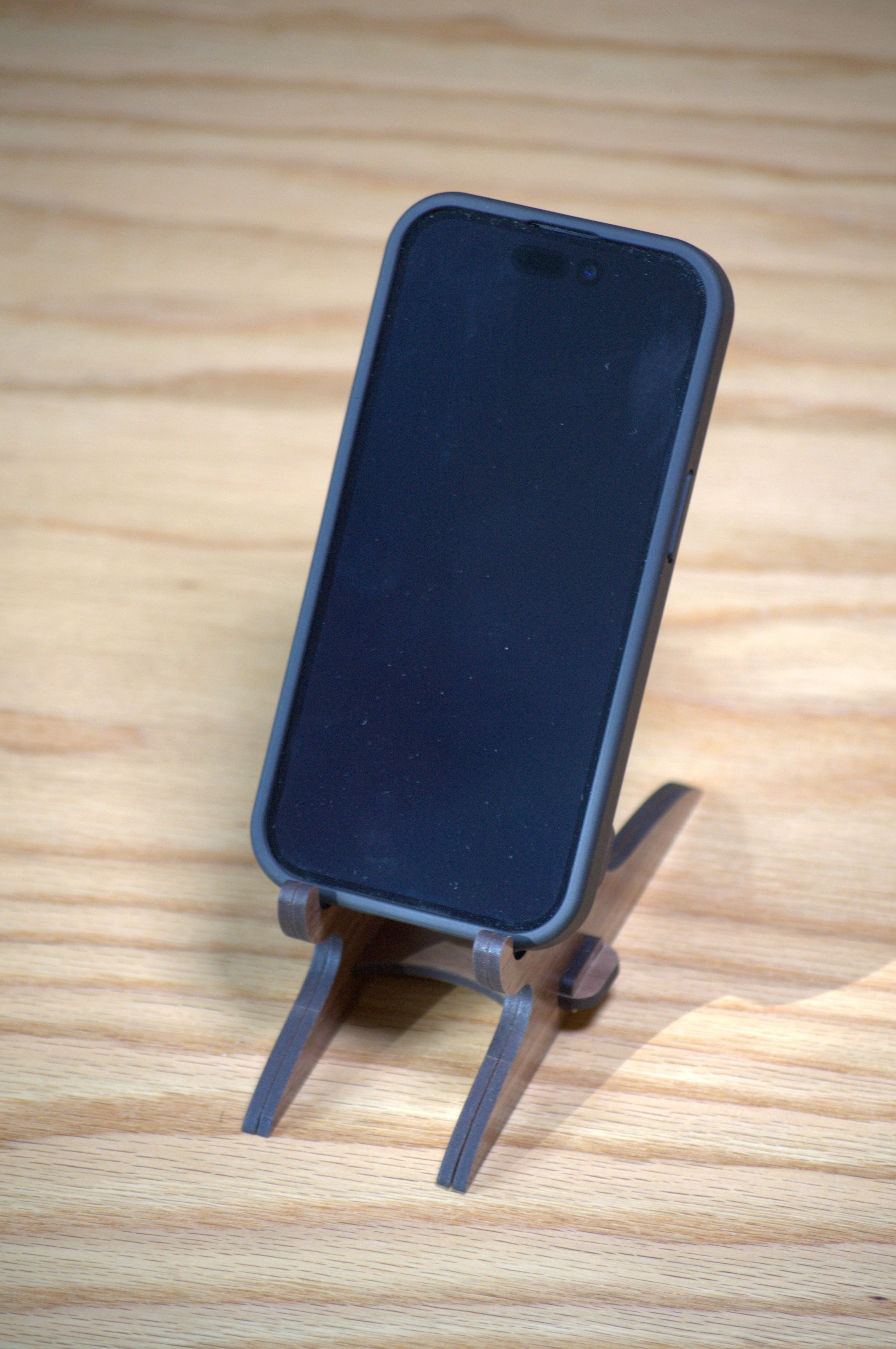 Handmade phone rest to view your phone in upright position