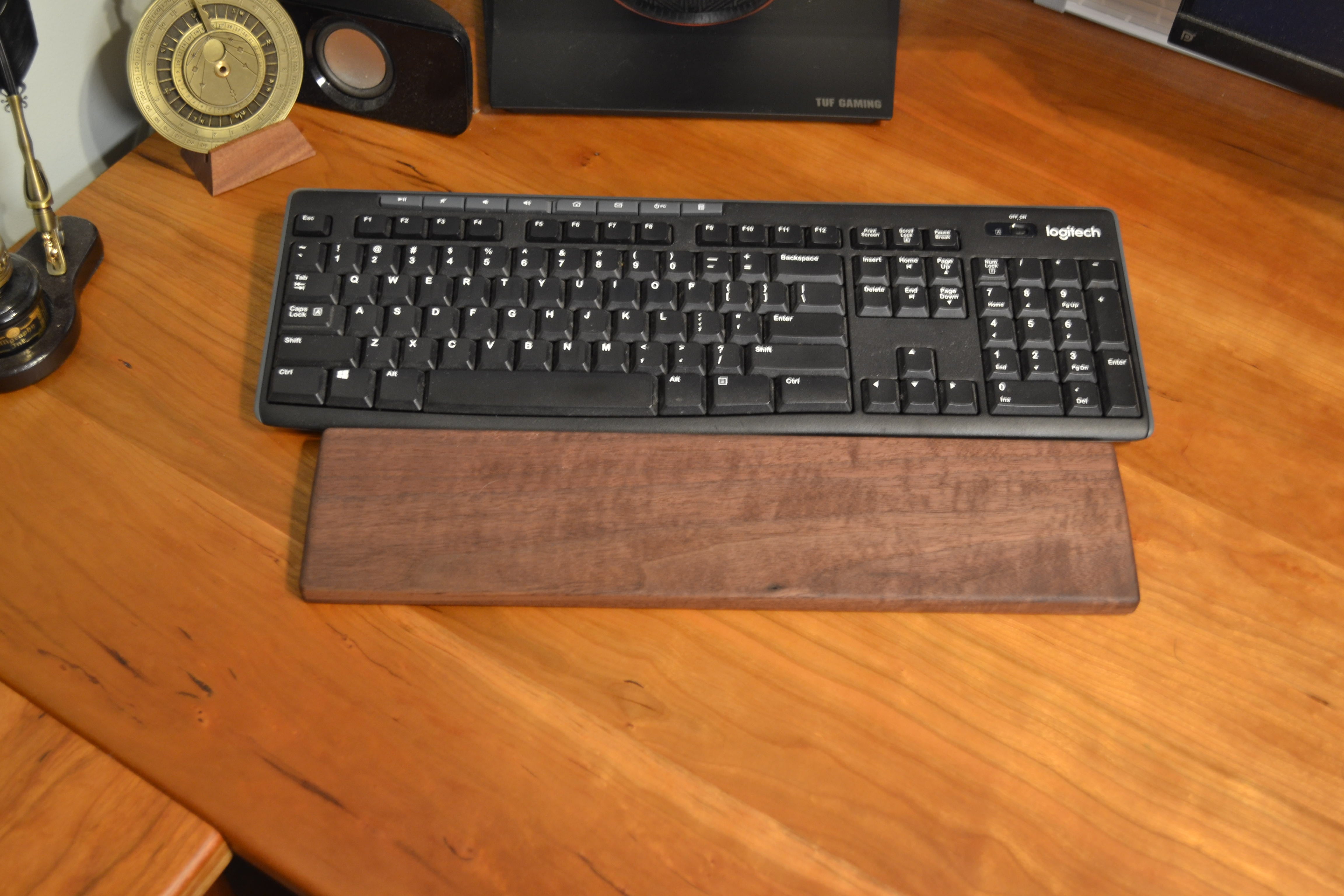 Solid Hardwood Wrist Rest